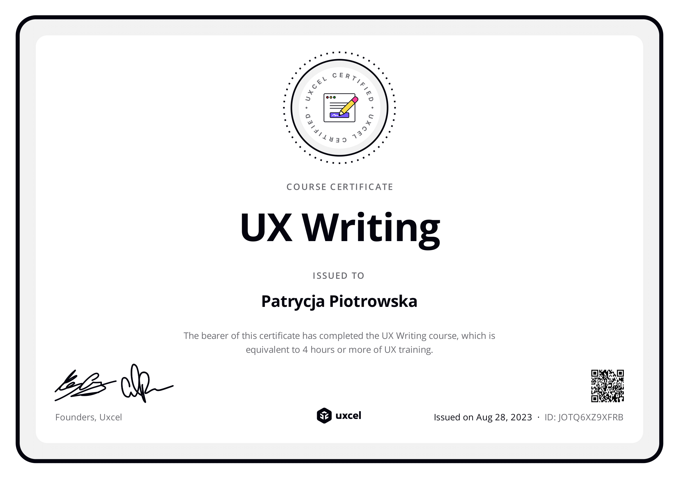 UX writing